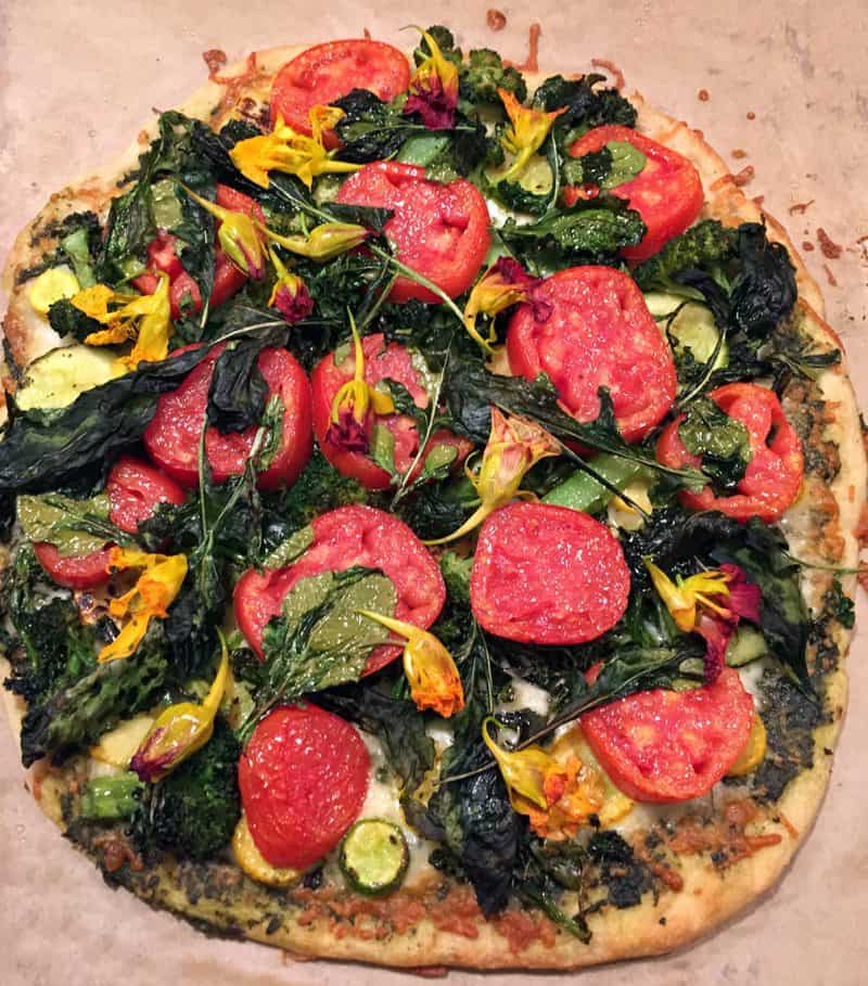 Fall Garden Pizza