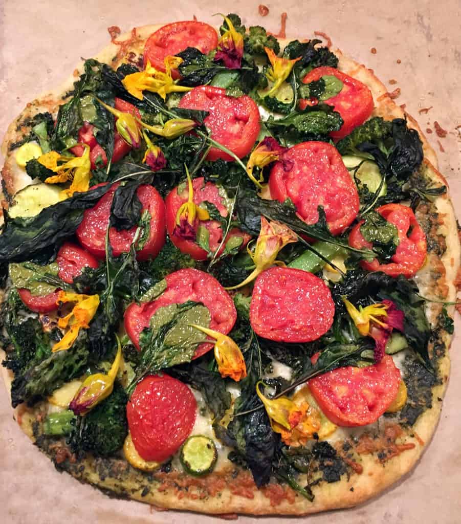 Fall Garden Pizza