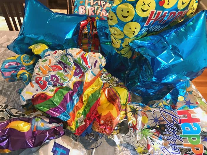 Recycle Wilted Mylar Balloons